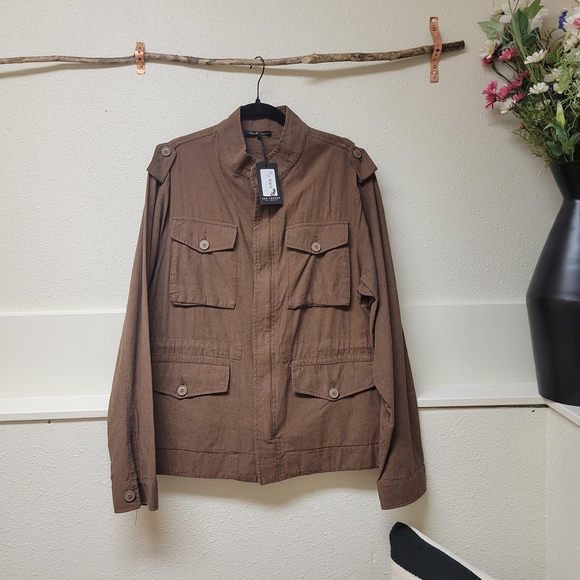 Ron Tomson Other - Ron Tomson Men's Brown Military Field Jacket